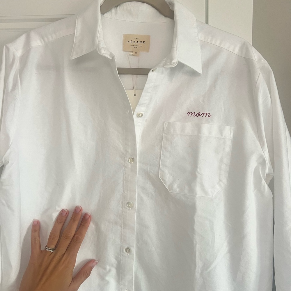 Sezane button down